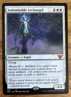 MTG Kamigawa Neon Dynasty Commander, Indomitable Archangel - Image 1