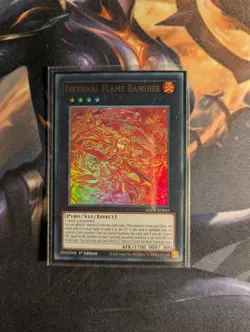 Yu-Gi-Oh! Infernal Flame Banshee AGOV-EN043 Ultra Rare 1st Edition NM - Image 1