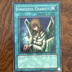 Konami Graceful Charity SDP-040 Super Rare Spell Starter Deck Pegasus Unlimited - Image 1
