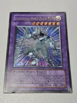 Elemental HERO Glow Neos STON-EN036 YuGiOh! Ultimate Rare MP Played Condition - Image 2