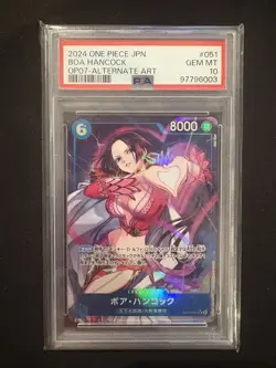 Boa Hancock (Alt Art) OP07-051 500 Years in the Future Foil One Piece PSA 10 JP - Image 1