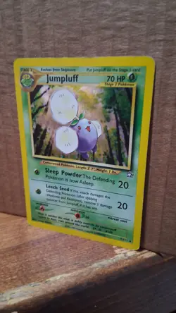 Pokemon TCG Jumpluff Neo Genesis Holo Card 7/111 Unlimited Rare NM-MT Vintage - Image 2