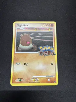 Pokemon Rumble Diglett Card 11/16 Series - Image 2