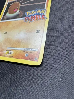 Pokemon Rumble Diglett Card 11/16 Series - Image 3