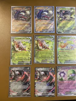 12 CARD LOT EX CARDS Pokemon Paldean Fates DOUBLE RARE TCG GARDEVOIR GREAT TUSK - Image 3