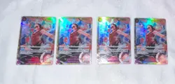One Piece Card Game Monkey D. Luffy Holo 4x EB02-061 Cards Lot - Image 1