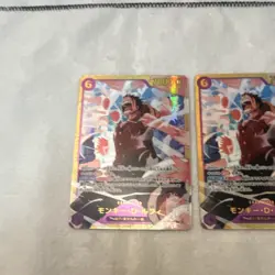 One Piece Card Game Monkey D. Luffy Holo 4x EB02-061 Cards Lot - Image 3