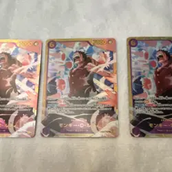 One Piece Card Game Monkey D. Luffy Holo 4x EB02-061 Cards Lot - Image 4