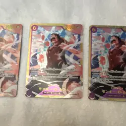 One Piece Card Game Monkey D. Luffy Holo 4x EB02-061 Cards Lot - Image 5