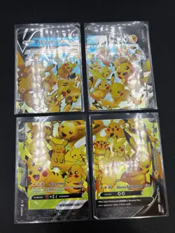 Pikachu V-Union [Set of 4] SWSH: Sword & Shield Promo Cards Holo - Image 1