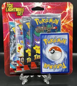 Pokemon TCG Lightning Set Packs with 1 Bonus Card Sealed. Obsidian Flames - Image 1