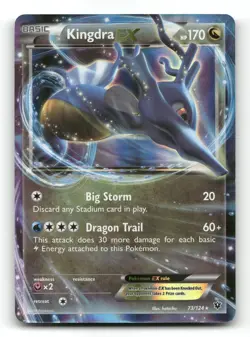 Kingdra EX 73/124 - Fates Collide - Pokemon Card NM/M - Image 1