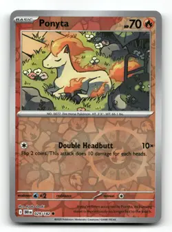 Ponyta 029/182 - Destined Rivals Reverse Holo - Pokemon Card NM/M - Image 1