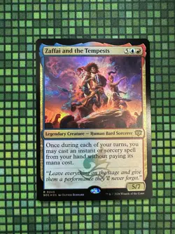 MTG Zaffai and the Tempests #0246 Foil Rare Secrets of Strixhaven (SOS) - Image 1
