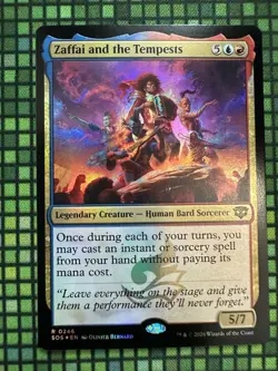 MTG Zaffai and the Tempests #0246 Foil Rare Secrets of Strixhaven (SOS) - Image 2