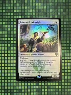 MTG Informed Inkwright #0020 Foil Rare Secrets of Strixhaven (SOS) - Image 1
