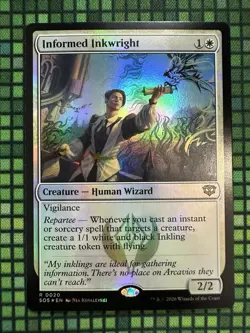 MTG Informed Inkwright #0020 Foil Rare Secrets of Strixhaven (SOS) - Image 2