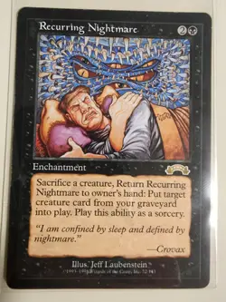MTG Magic the Gathering Recurring Nightmare 72 Exodus - Image 1