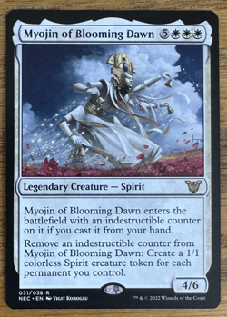 MTG Kamigawa Neon Dynasty Commander, Myojin of Blooming Dawn - Image 1