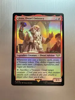 Gloin, Dwarf Emissary - 132 - MTG: Lord of the Rings - Rare - FOIL - Image 1