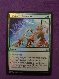 Foil Pawpatch Formation - 186 - NM - Bloomburrow MTG - Image 1