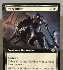 MTG Warg Rider #831 Regular (Extended Art) - Image 2