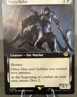 MTG Warg Rider #831 Regular (Extended Art) - Image 3