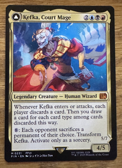 MTG Final Fantasy, Kefka, Court Mage / Kefka, Ruler of Ruin - Image 1