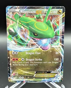 Rayquaza EX Pokemon XY Roaring Skies 060/108 Ultra Rare Full Art Holo LP - Image 1