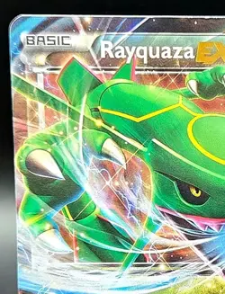 Rayquaza EX Pokemon XY Roaring Skies 060/108 Ultra Rare Full Art Holo LP - Image 3