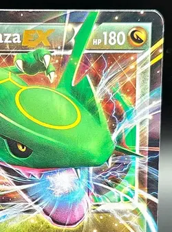 Rayquaza EX Pokemon XY Roaring Skies 060/108 Ultra Rare Full Art Holo LP - Image 4