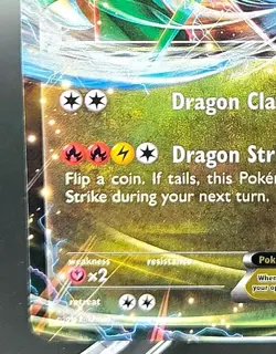 Rayquaza EX Pokemon XY Roaring Skies 060/108 Ultra Rare Full Art Holo LP - Image 5