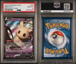 2022 POKEMON SWORD & SHIELD BRILLIANT STARSMIMIKYU V 068 - Image 3