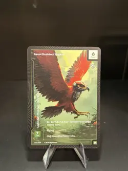 Wonders of The First Great Redstool Raptor Mythic Rare Call of the Stones JD - Image 1