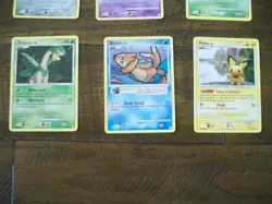 Pokemon TCG 10 Cards Lot Diamond & Pearl Mysterious Treasures Pichu Teddirursa - Image 3