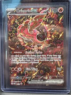 Oricorio Ex 24 Ultra Rare Holo Promo Card - Pokemon Mega Evolution Near Mint - Image 1