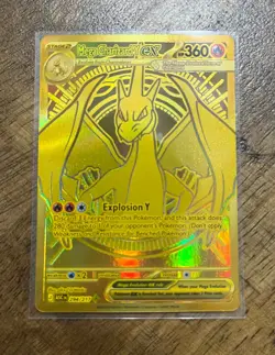 Mega Charizard Y ex 294/217 Gold Mega Hyper Rare Ascended Heroes Pokemon Card - Image 3