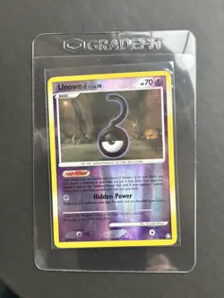 Pokemon Unown U Reverse Holo Card 82/146 Legends Awakened LP - Image 1