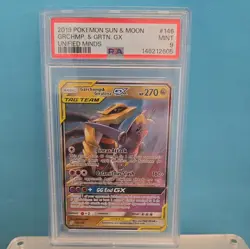 Garchomp & Giratina GX 46/236 Unified Minds PSA 9 Mint Pokemon Card - Image 1