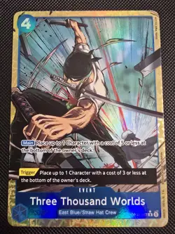 Bandai One Piece Card Game Three Thousand Worlds OP03-057 Rare Holo Event East … - Image 2