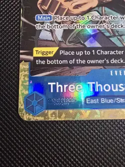 Bandai One Piece Card Game Three Thousand Worlds OP03-057 Rare Holo Event East … - Image 3