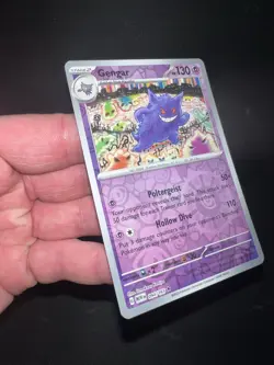 Pokemon TCG Gengar 094/165 Sv2a Pokemon Card 151 Rare Reverse Holo English - Image 2
