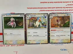 Pokemon TCG - COSMO FOIL PROMO Cards - Slaking + Vigoroth + Slakoth NM/M - Image 1