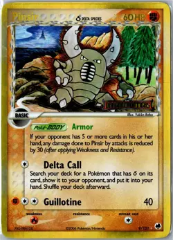 Pokemon Card - Pinsir 9/101 Dragon Frontiers Rare Holo Reverse Holo HP - Image 1