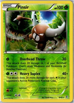 Pokemon Card - Pinsir 9/83 Generations Rare Reverse Holo Lightly Played - Image 1