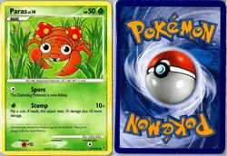 Pokemon Card - Paras 119/147 Supreme Victors Common Heavily Played - Image 3