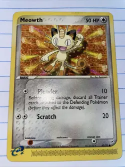 Pokemon Card - Meowth Team Magma vs Team Aqua 42/95 Common - Image 1