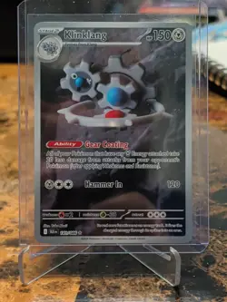 Pokemon TCG Klinklang Sv: Black Bolt 141/086 Rare Illustration Holo Card - Image 1