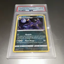 Pokemon TCG 2021 SWSH Promo Umbreon SWSH129 Holo PSA 8 English 6+ Card - Image 1