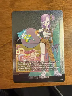 Dragon Ball Super Card Game Energy Marker Fusion World Energy Markers E-73 Holo - Image 1